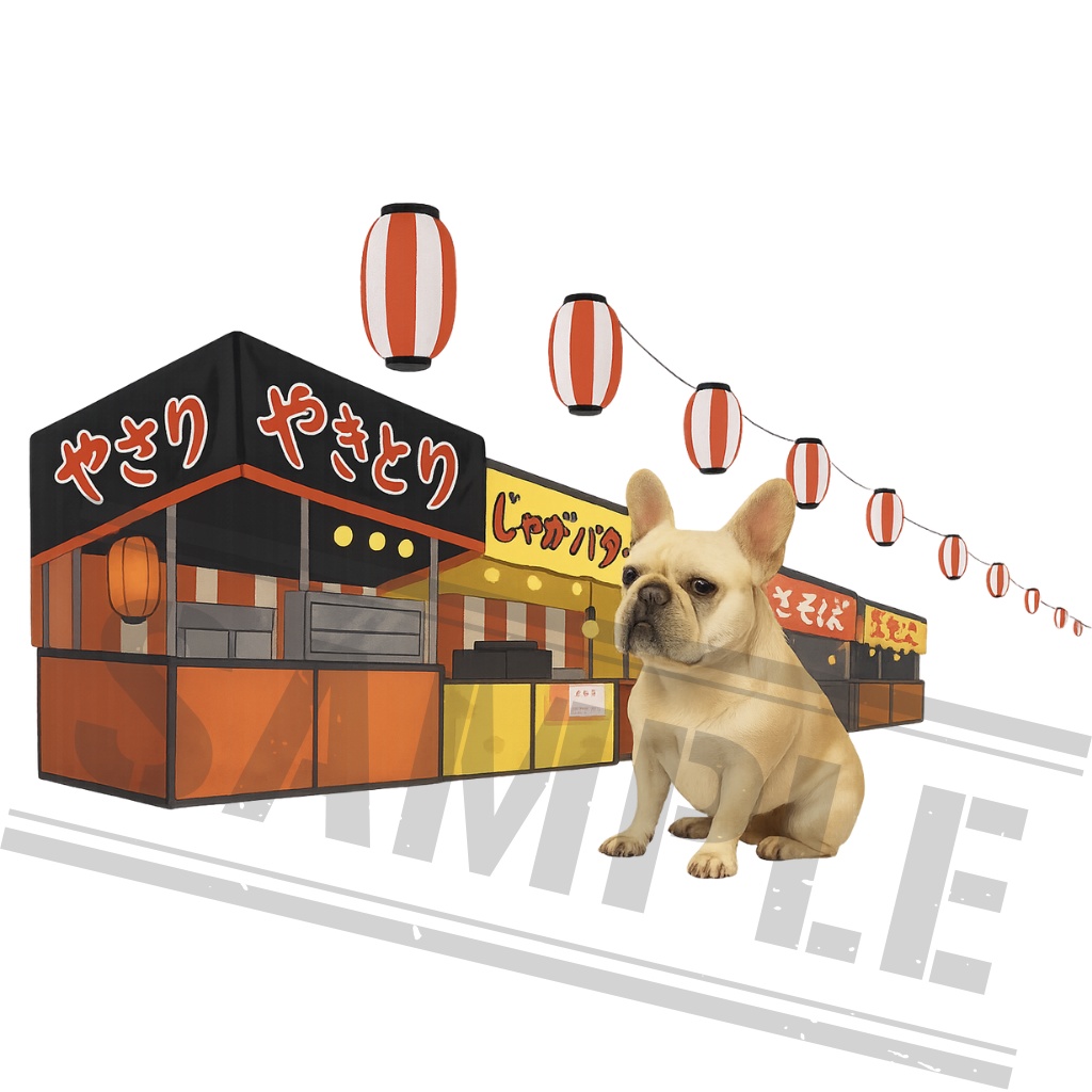 フレンチブルドック 45種類/背面透過済み/PDFデータ/PNGデータ