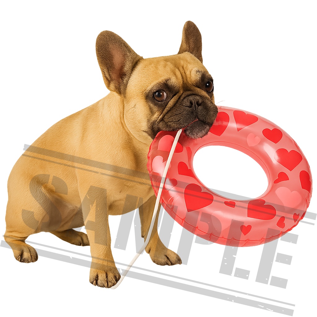 フレンチブルドック 45種類/背面透過済み/PDFデータ/PNGデータ