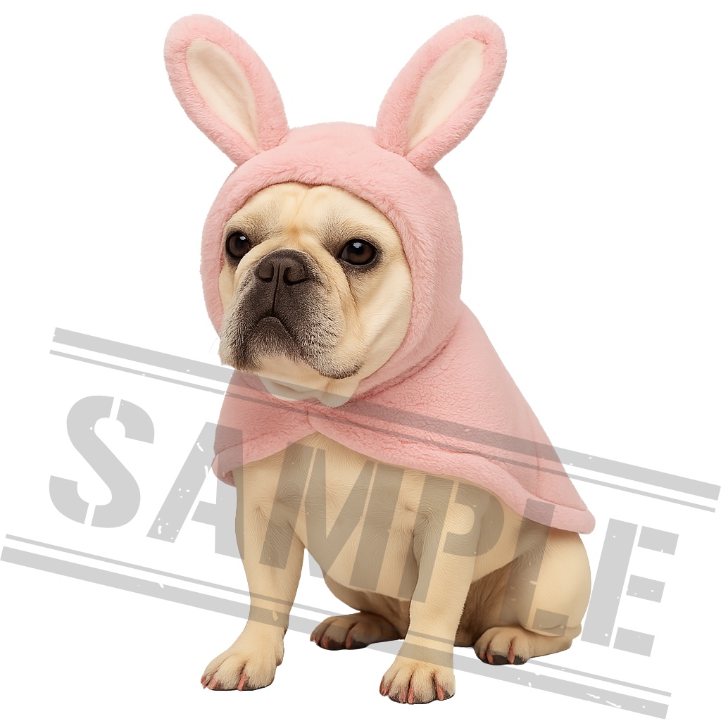 フレンチブルドック 45種類/背面透過済み/PDFデータ/PNGデータ