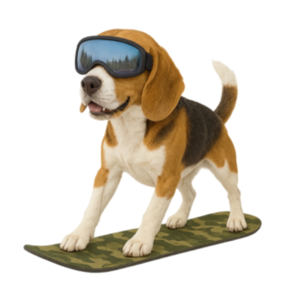 ビーグルイラスト素材集 150種類/背面透過済み/PDFデータ/PNGデータ