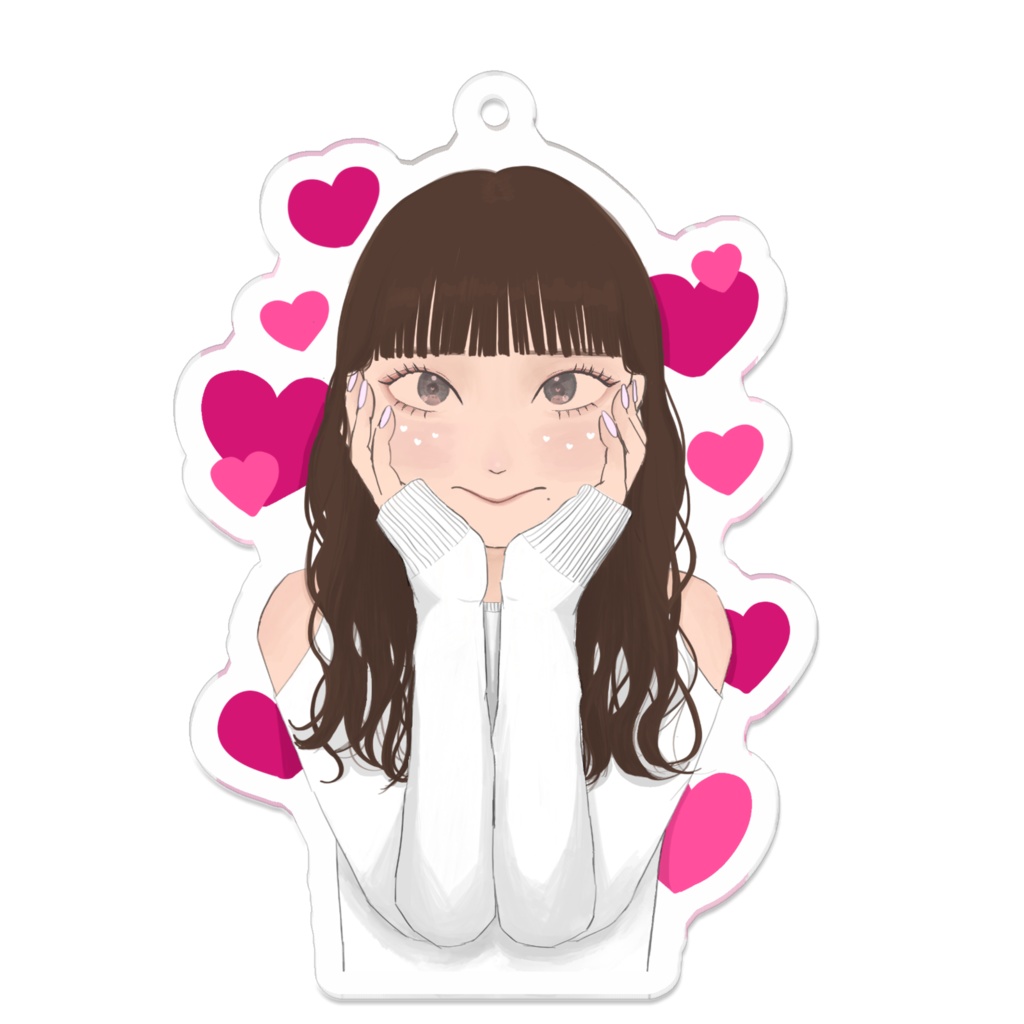 愛溢れアクリルキーホルダー