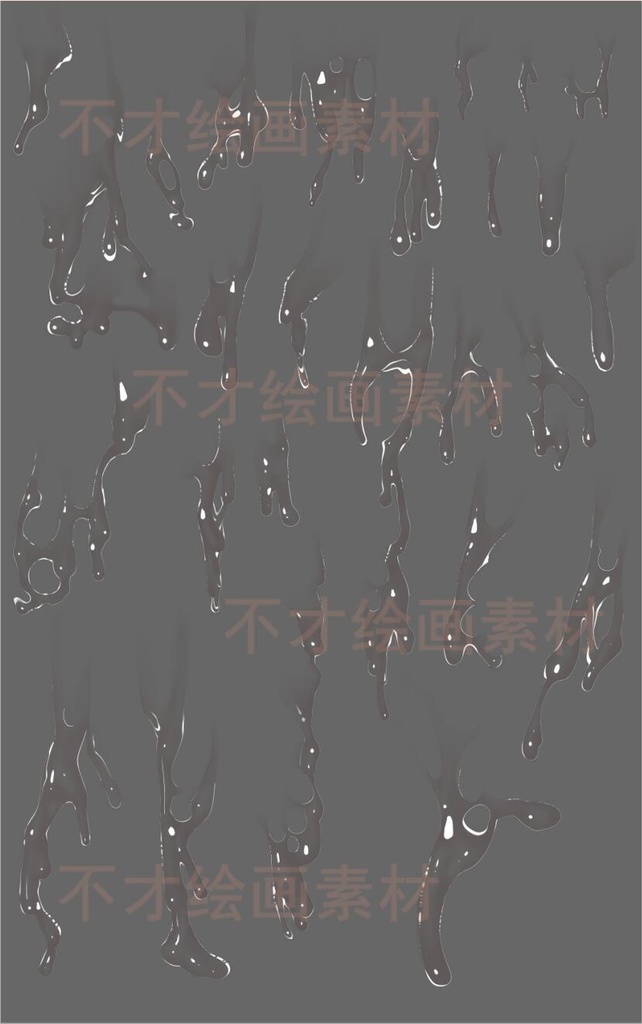 七月素材 透明汗水