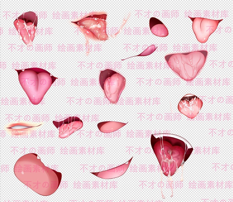七月素材 嘴巴