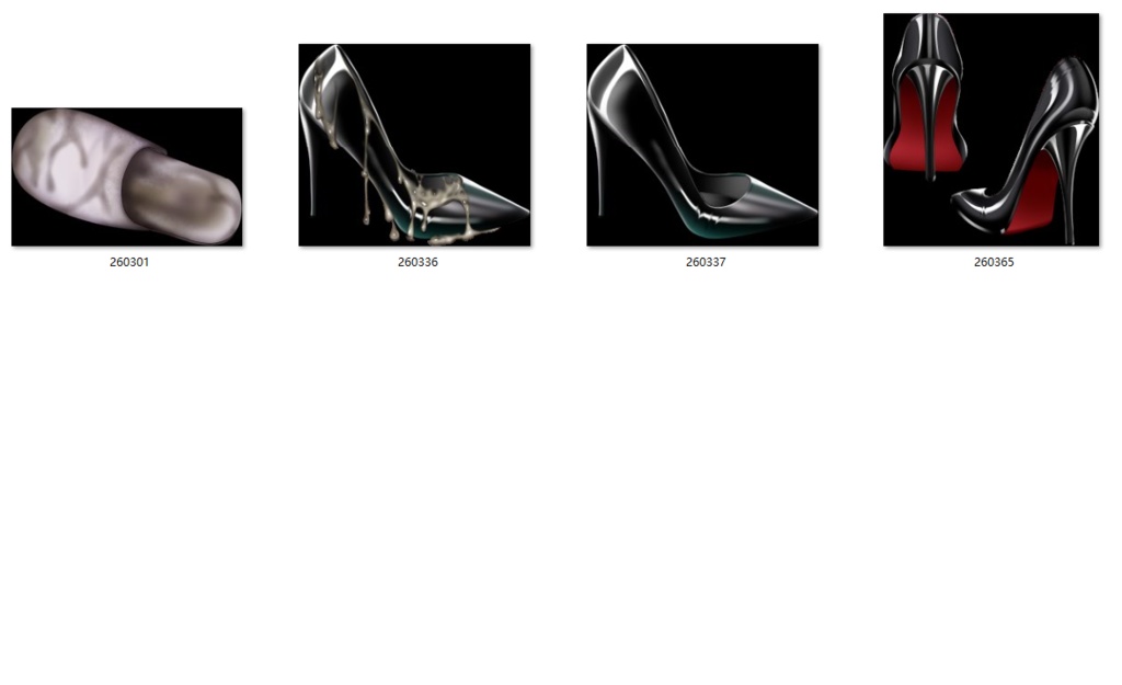 2603 高跟鞋鞋类素材