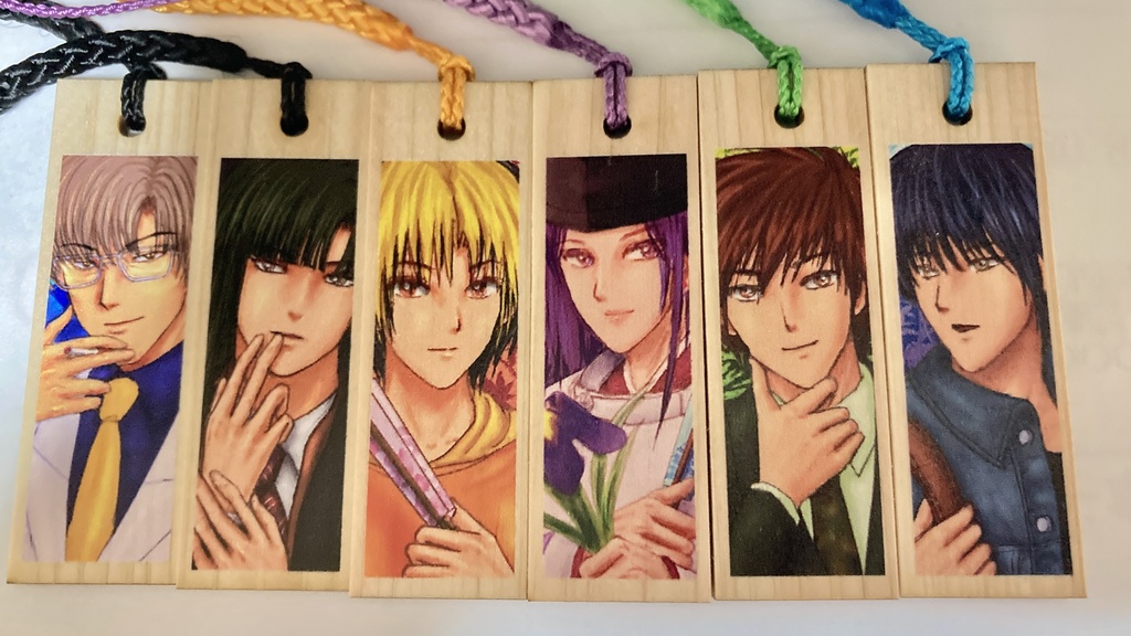 木札ストラップ(全6種・両面)