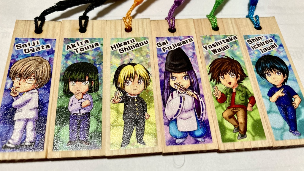 木札ストラップ(全6種・両面)