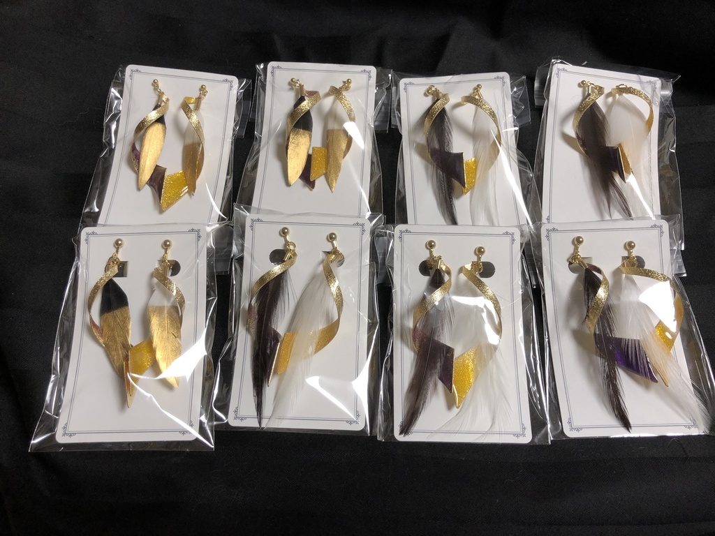 双頭イメージスパイラルピアス/イヤリング