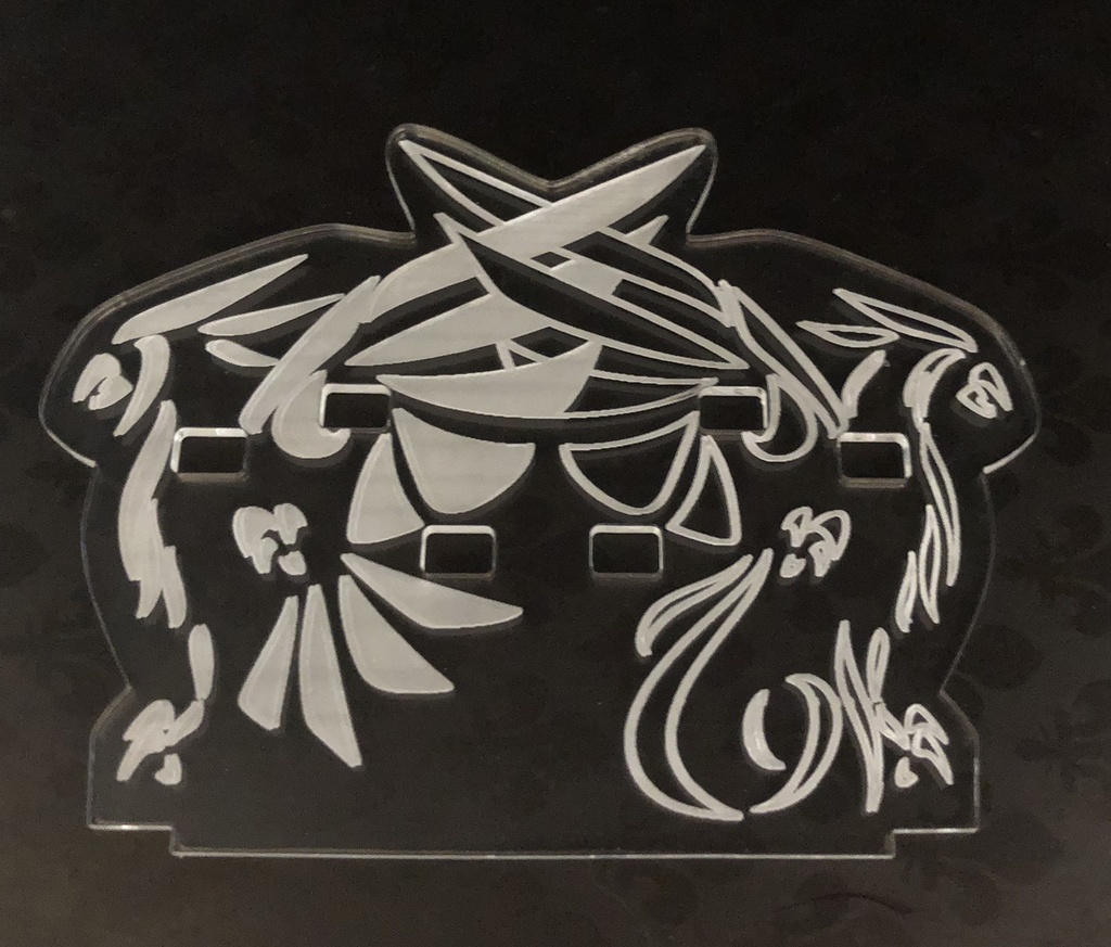 双頭イメージアクリルピアス/イヤリングスタンド