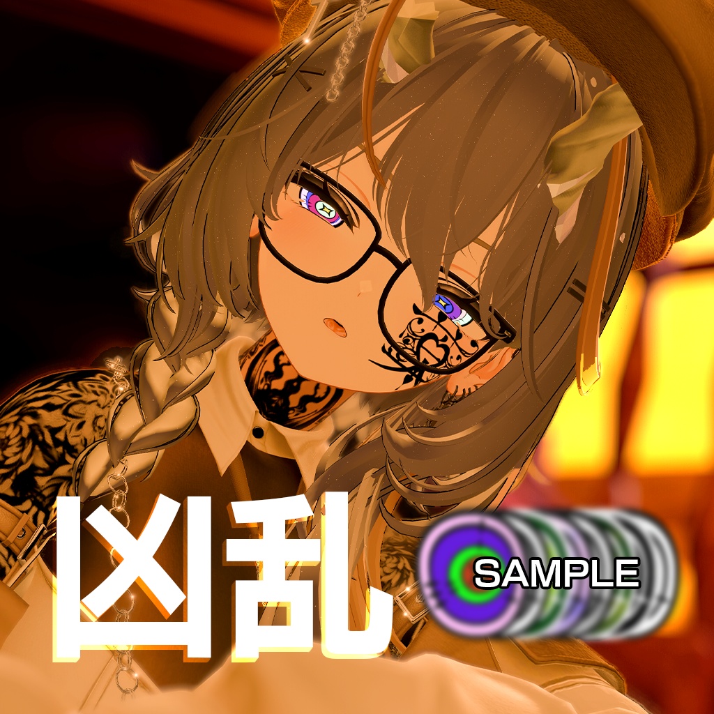  ≪狂蘭（광란）≫ EyeTexture｜5アバター対応／10パターン｜対応拡張予定あり