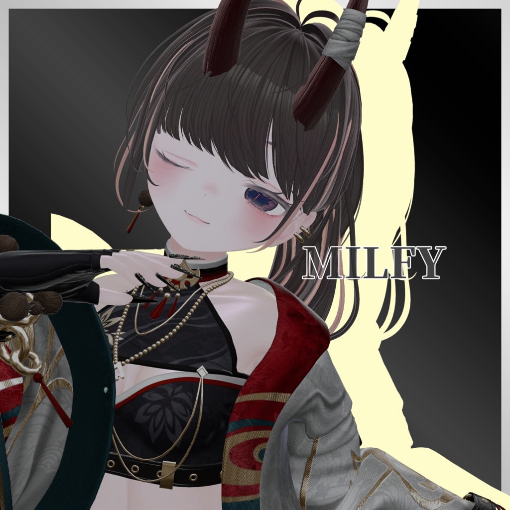 HITOMI Series「 KISHIN - 輝信ノ瞳 」For 7 Avaters. COLLABORATION for 狼華刺青 様