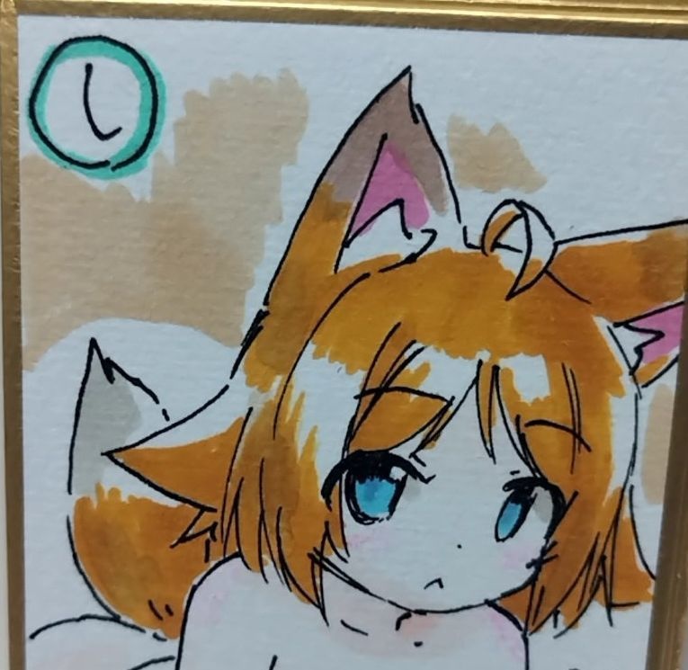 うさかるた色紙のし絵画