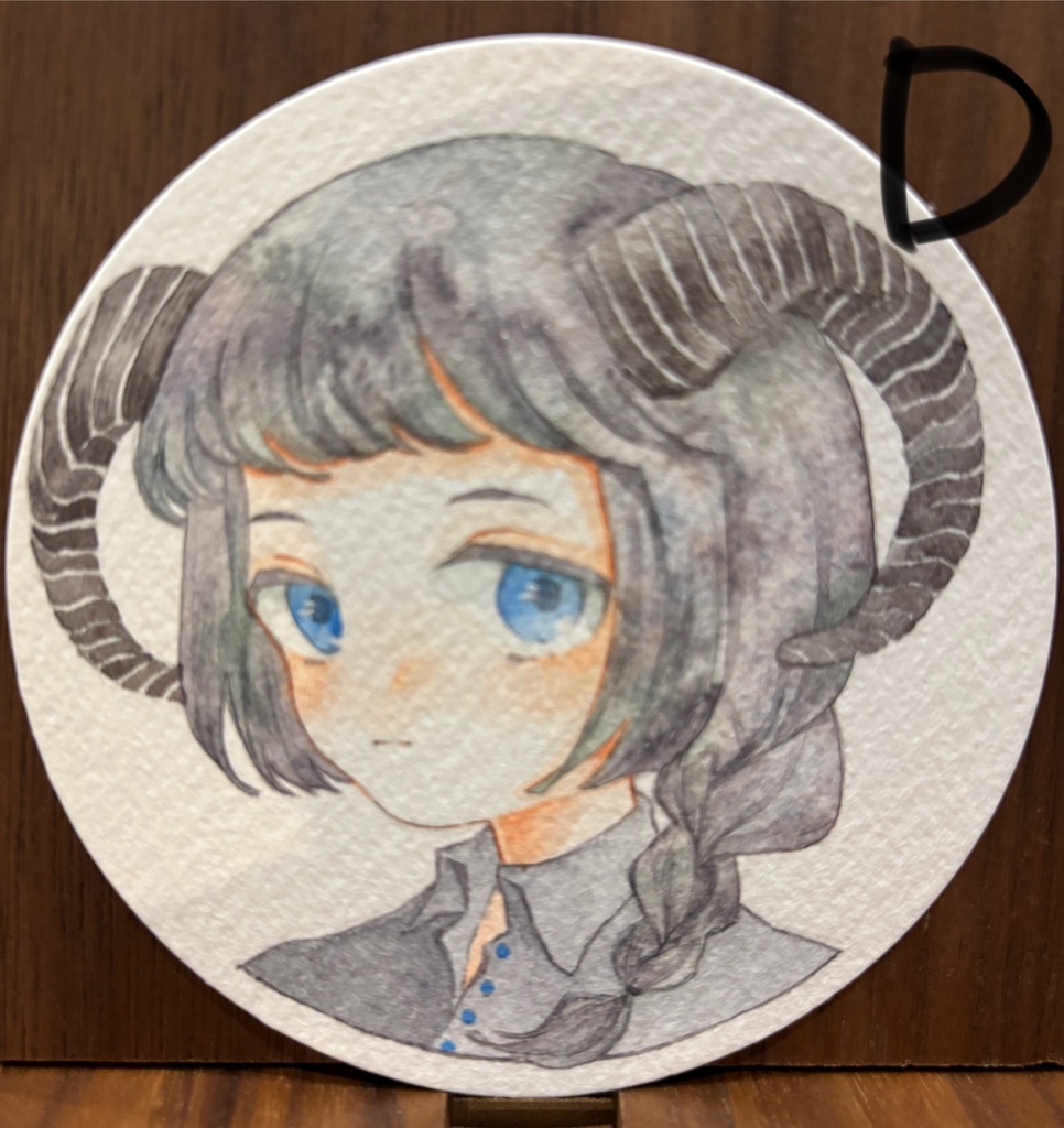 原画(手のひらペーパー)