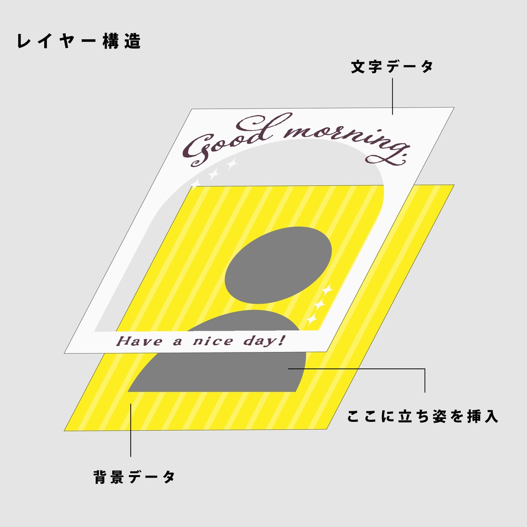 【無料】おはようVtuber用素材【Vtuber向け】