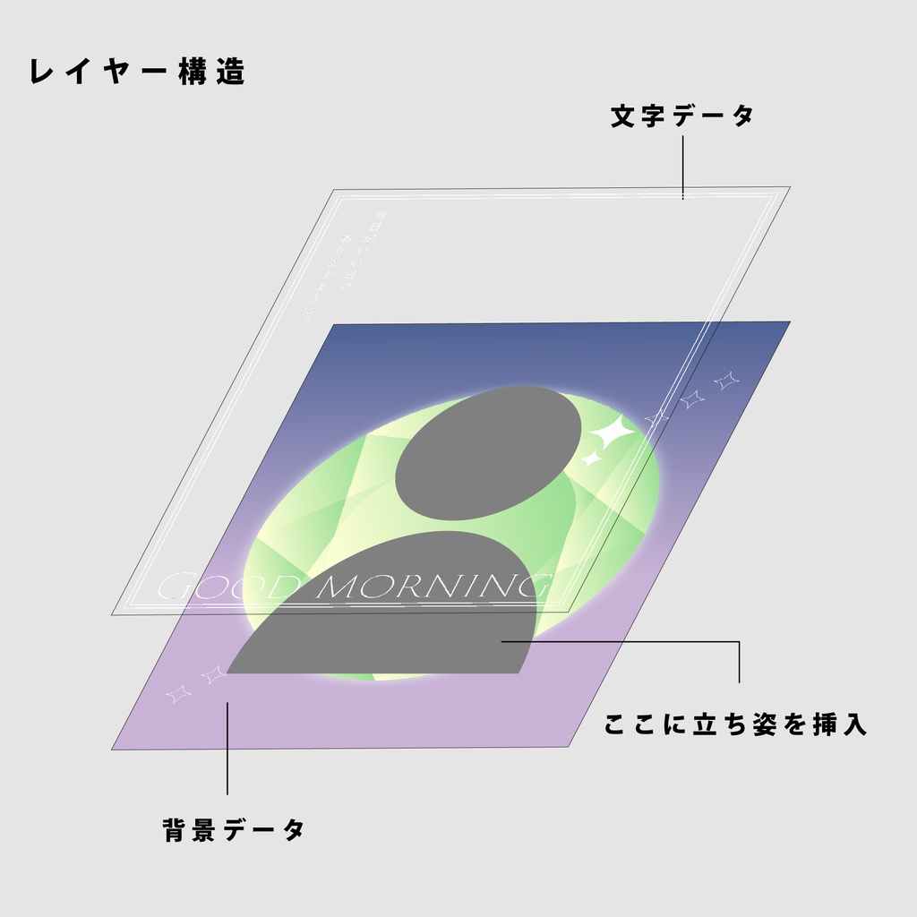 【無料】おはようVtuber用素材【Vtuber向け】
