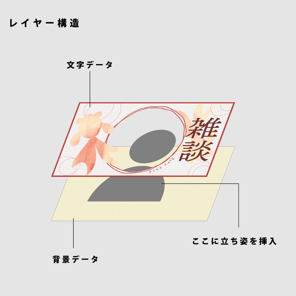 【無料/雑談/歌枠/朝活】サムネイル素材集【Vtuber/配信者向け】(全3種)