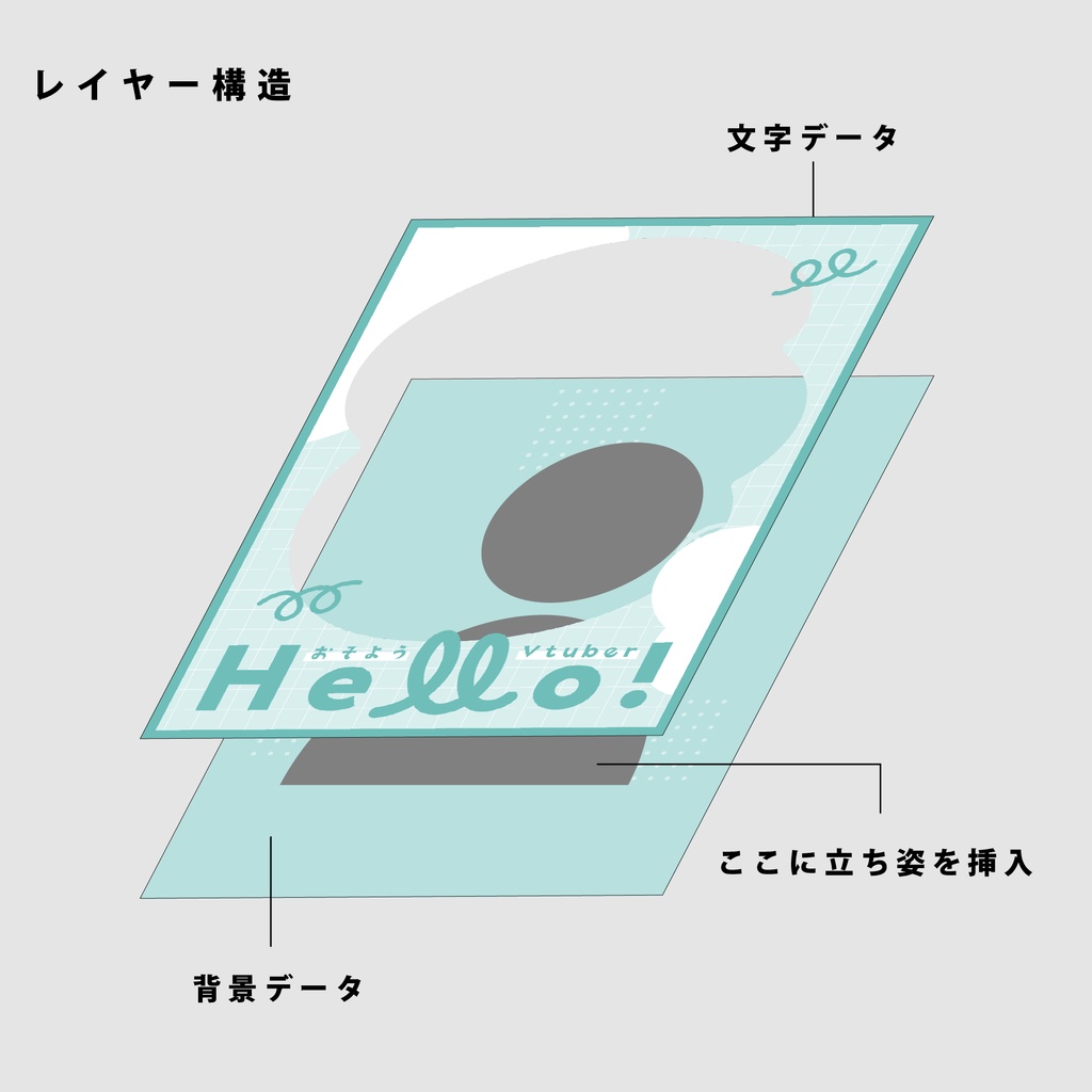 【無料】おそようVtuber用素材【Vtuber向け】