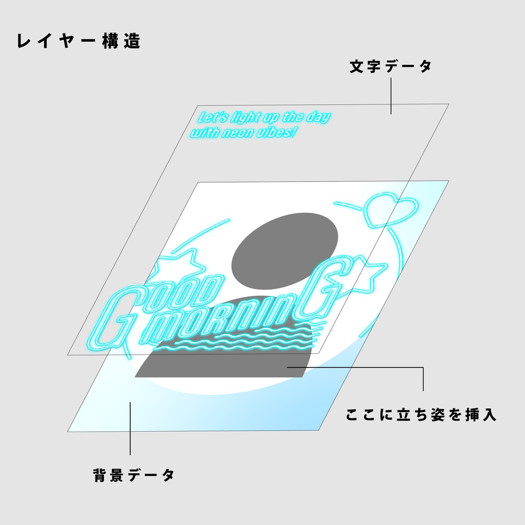 【無料】おはようVtuber用素材【Vtuber向け】