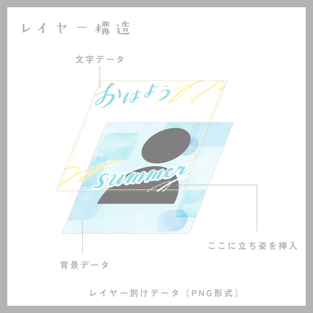 【無料】おはようVtuber用素材