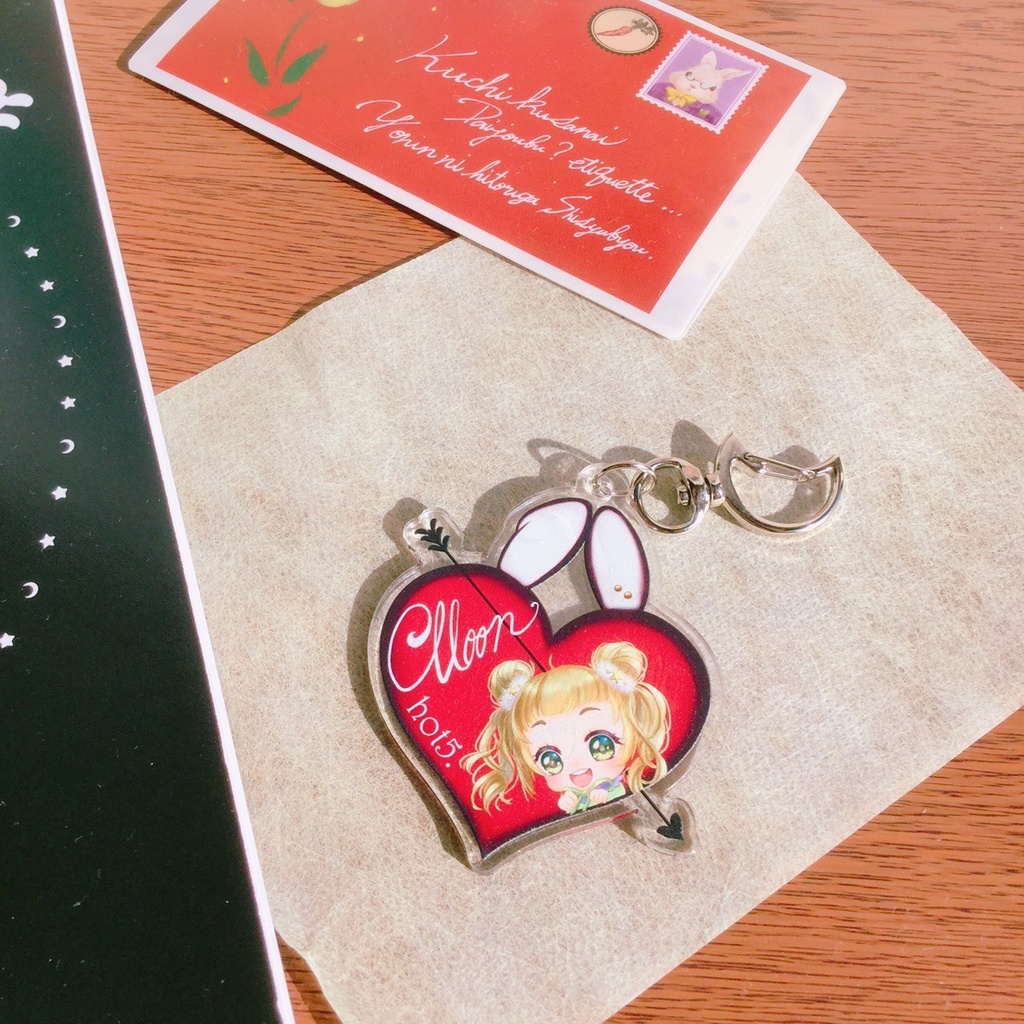 アクリルキーホルダー70×70mm(ナスカン)