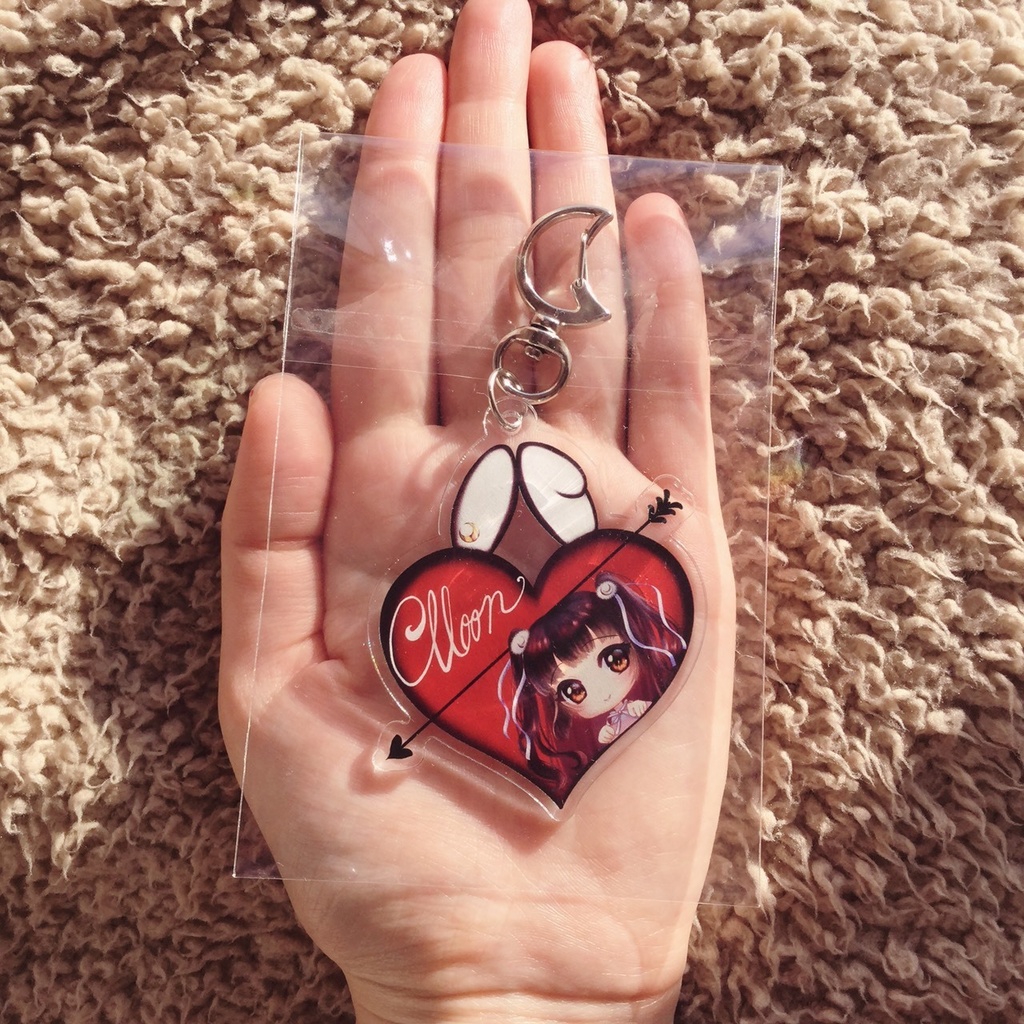 アクリルキーホルダー70×70mm(ナスカン)