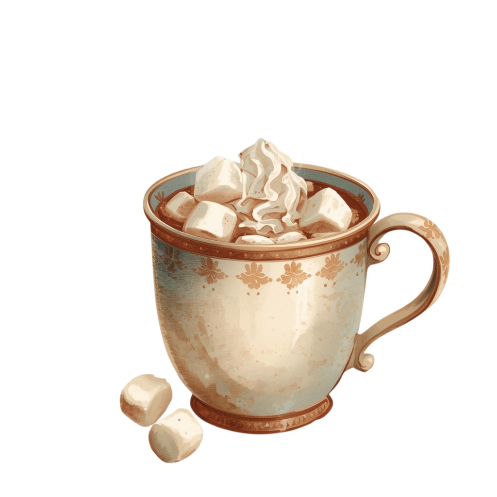 アンティークタッチの水彩クリスマス15PNGコレクション