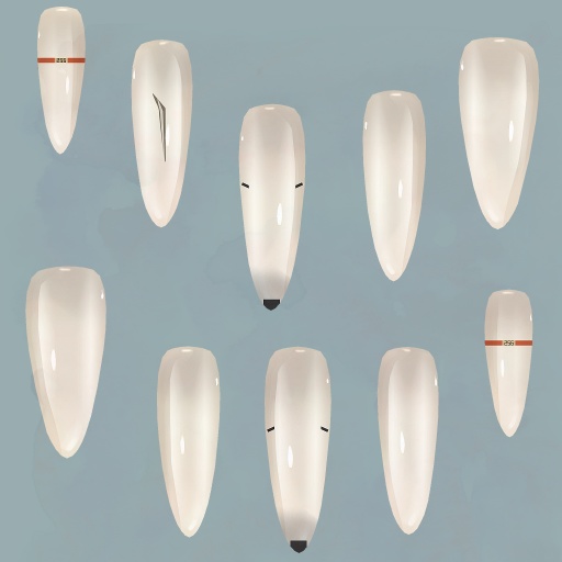 【MDollnail対応】ゾーイ君ネイル(テクスチャ単体は無料) #N_Realm