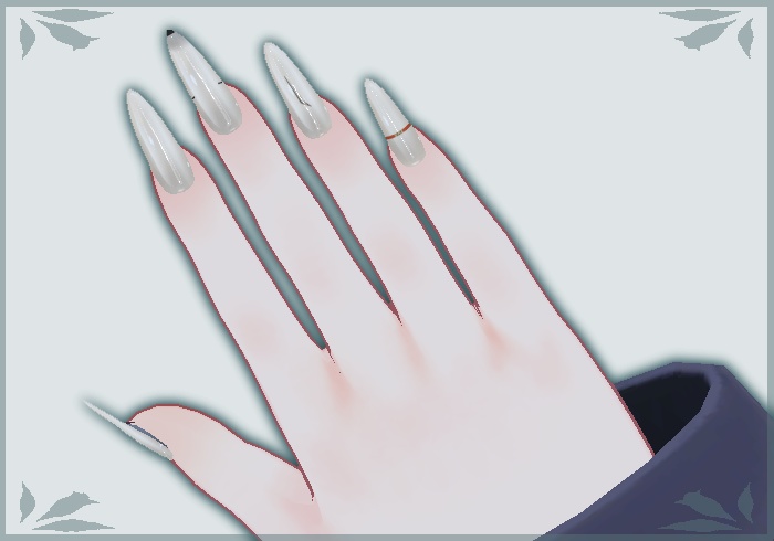 【MDollnail対応】ゾーイ君ネイル(テクスチャ単体は無料) #N_Realm
