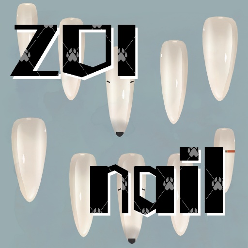 【MDollnail対応】ゾーイ君ネイル（テクスチャ単体は無料）