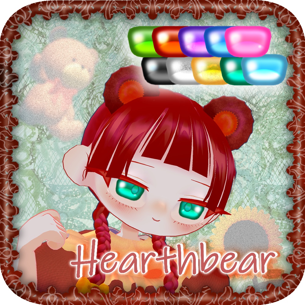(プレゼント企画、発売記念価格中)ワユワ/wayuwa専用テクスチャ「Hearthbear」 #N_Realm