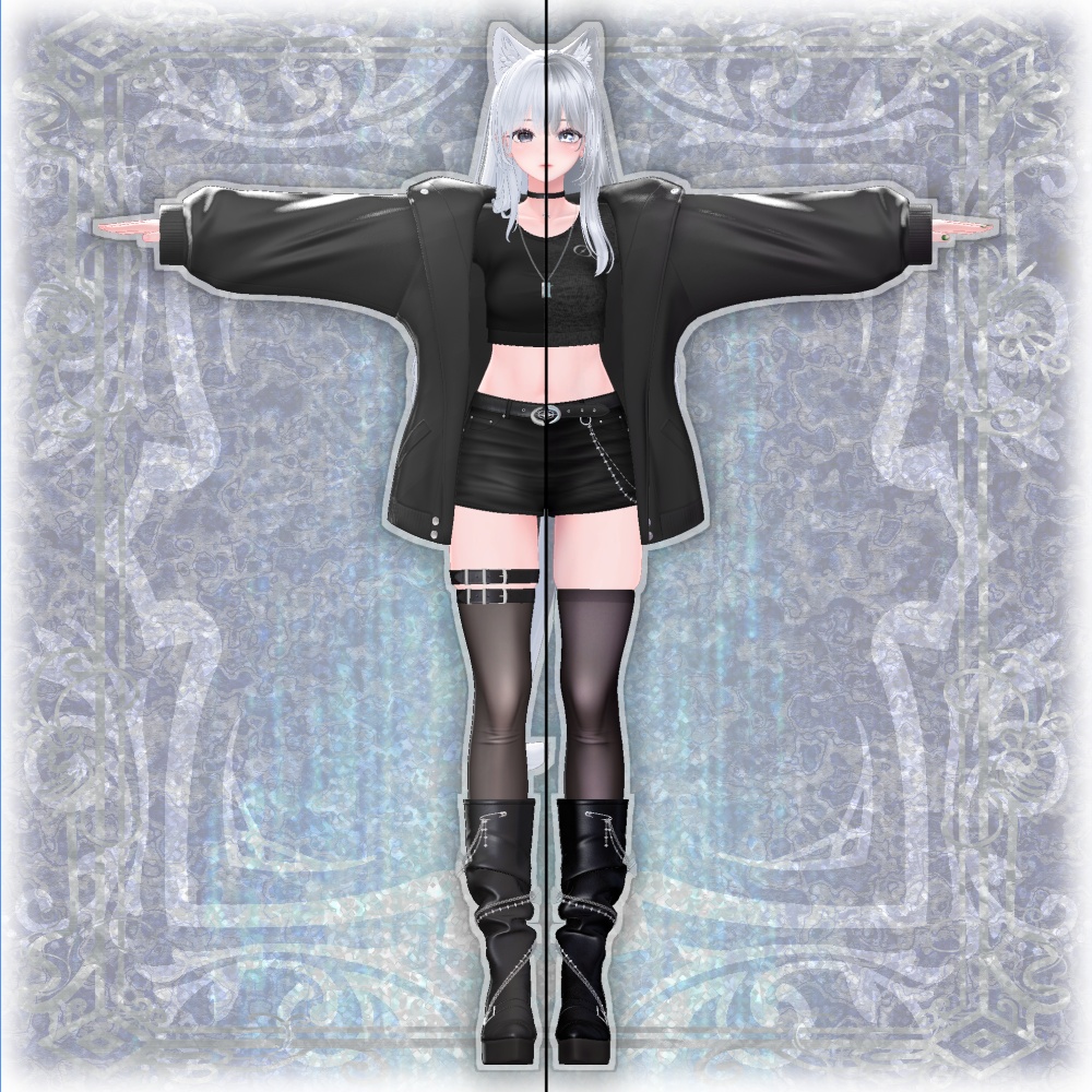 (発売記念価格、プレゼント企画中)「海咲-Misaki-」専用テクスチャ「Vantafeline」 #N_Realm