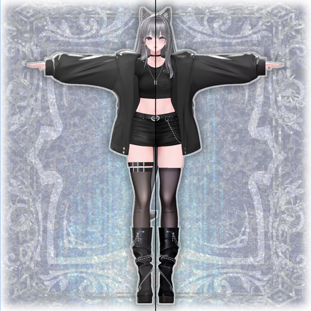 (発売記念価格、プレゼント企画中)「海咲-Misaki-」専用テクスチャ「Vantafeline」 #N_Realm