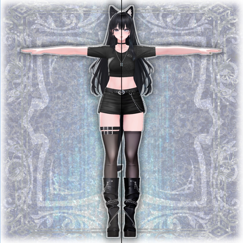 (発売記念価格、プレゼント企画中)「海咲-Misaki-」専用テクスチャ「Vantafeline」 #N_Realm