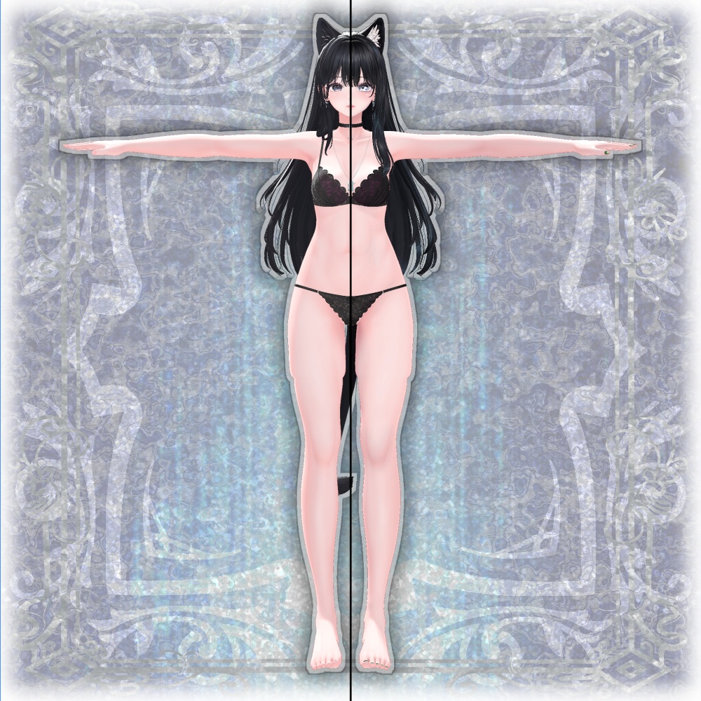 (発売記念価格、プレゼント企画中)「海咲-Misaki-」専用テクスチャ「Vantafeline」 #N_Realm