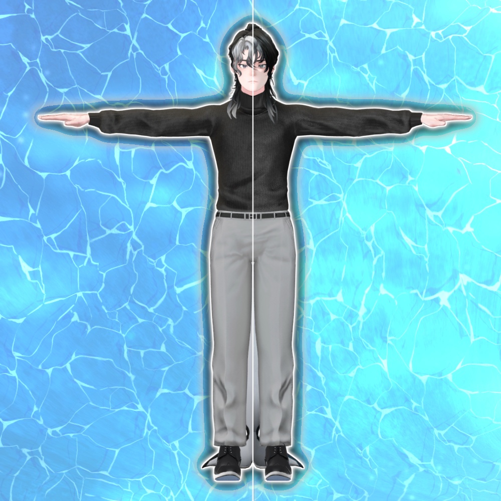 【発売記念価格】「王伽」専用テクスチャ「黒潮鯱影」 #N_Realm