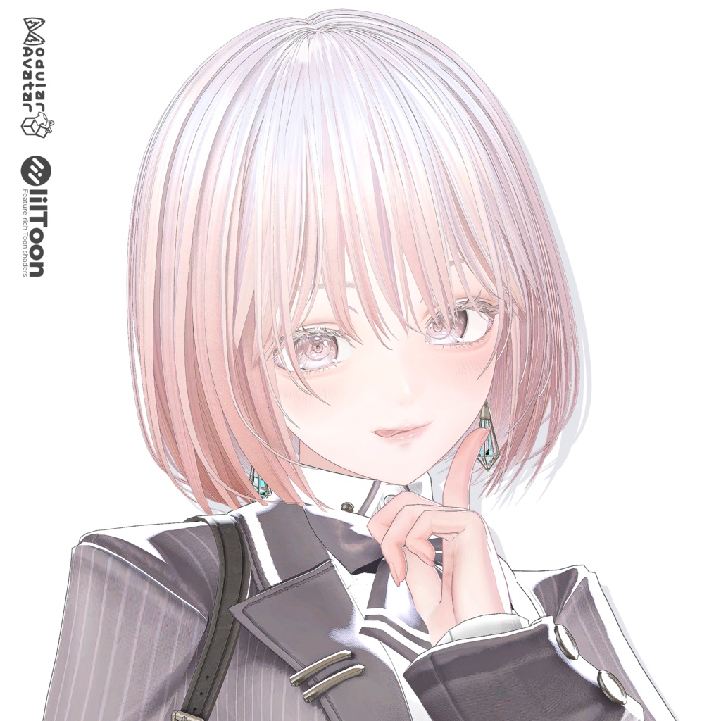 【22 avatars】Lily Cut Hair【VRC hair】