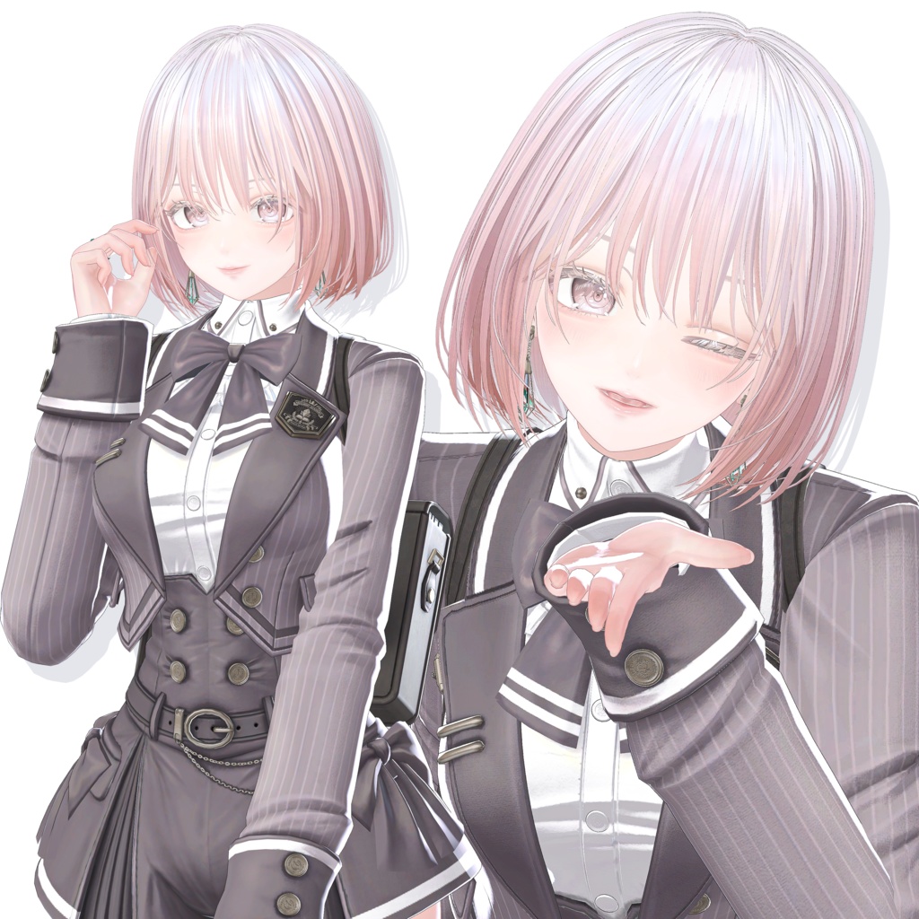 【22 avatars】Lily Cut Hair【VRC hair】