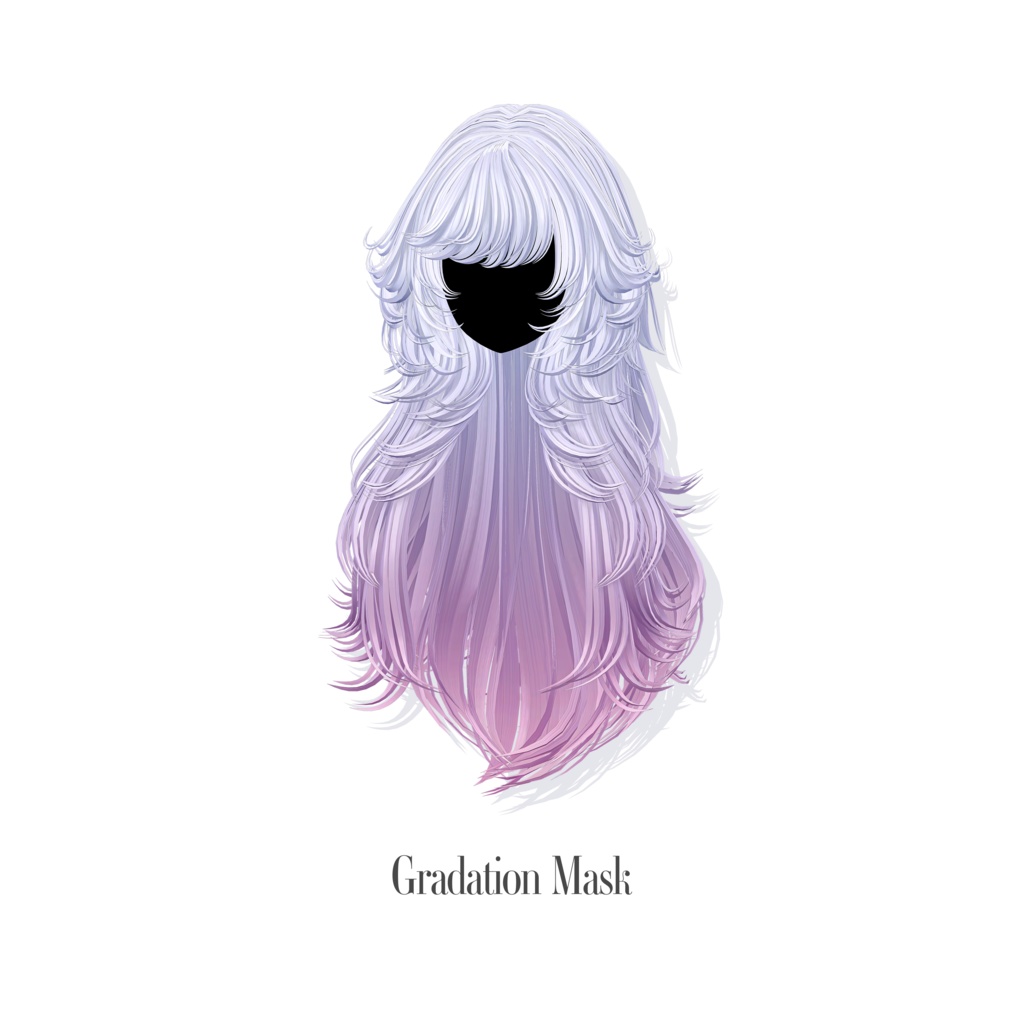 【22 avatars】Mellow Wave Hair【VRC hair】