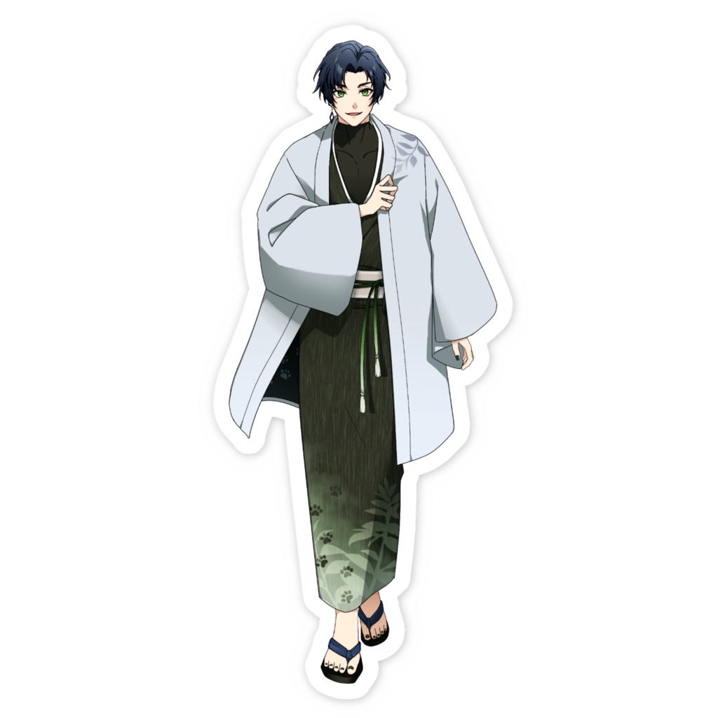 残像の全身スマホステッカーver.1