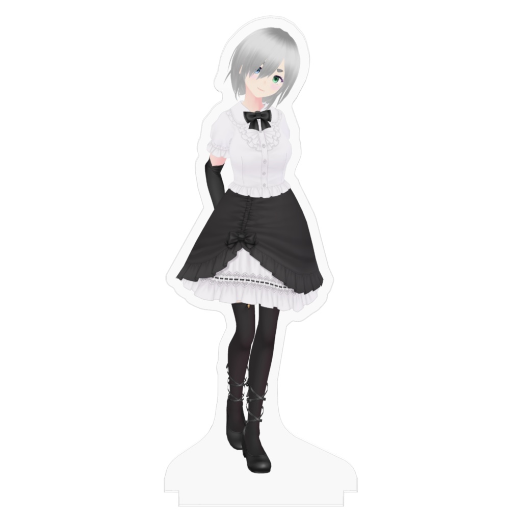 豺虎ぱす子アクリルフィギュア - 100x100mm