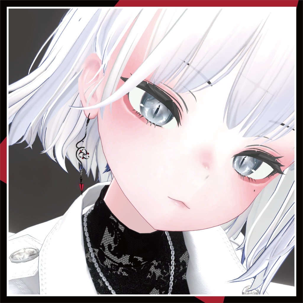 【VRChat想定アクセサリー】RAT Earring