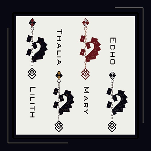 【VRC想定】♡♧Kardia♤♢ トランプピアス