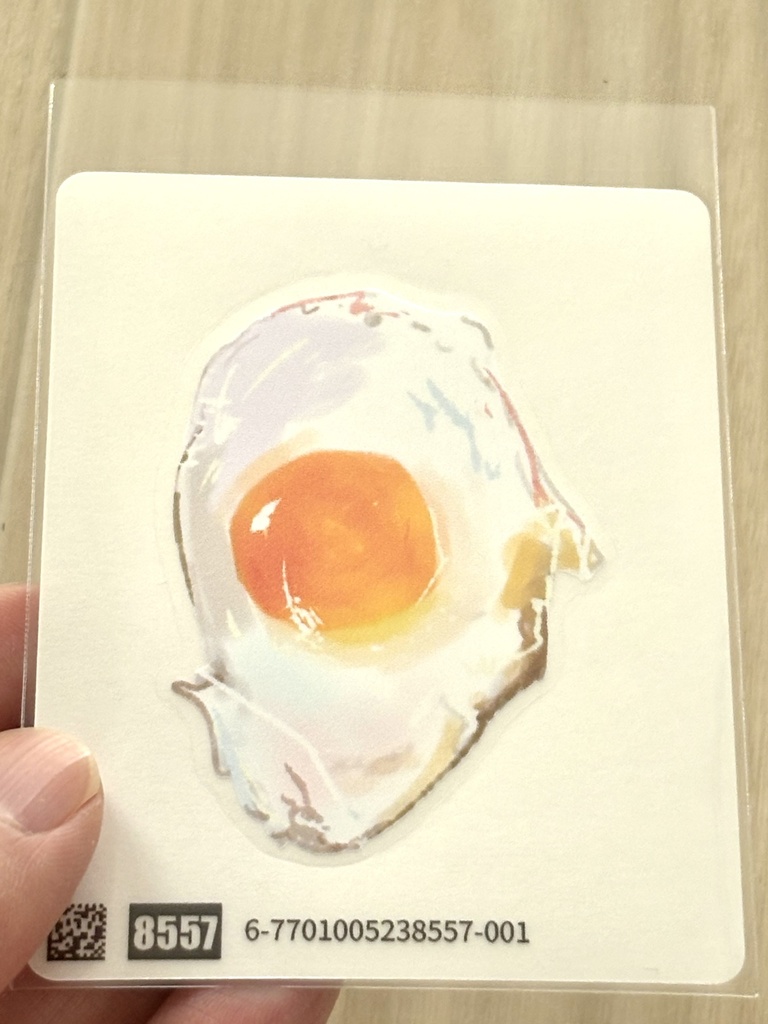 目玉焼きのステッカー