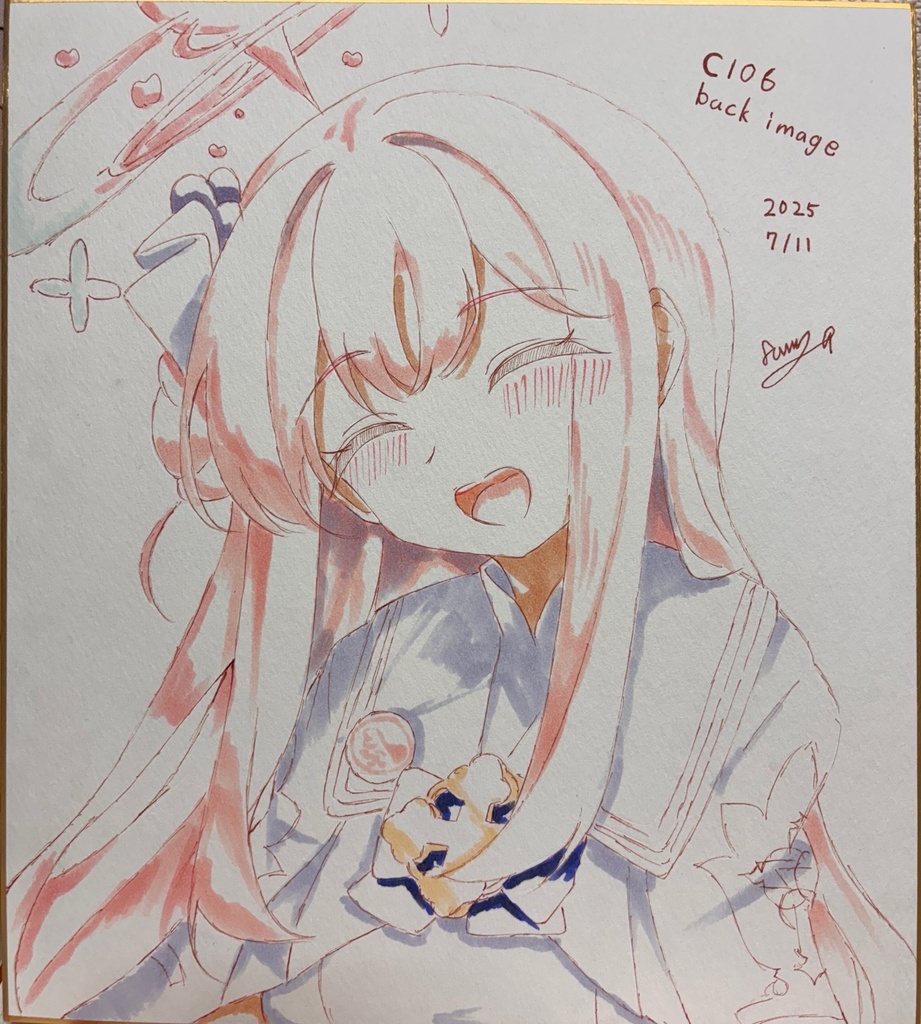 c106色紙笑顔ミカ