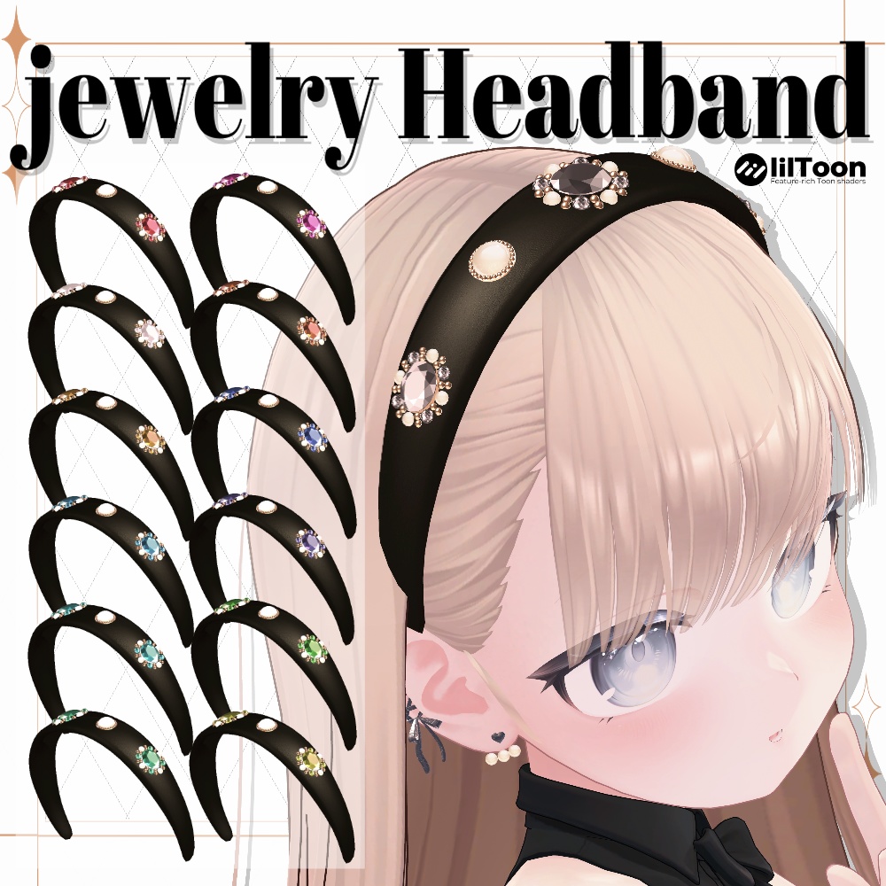 Jewelry Headband【3Dアクセサリー】