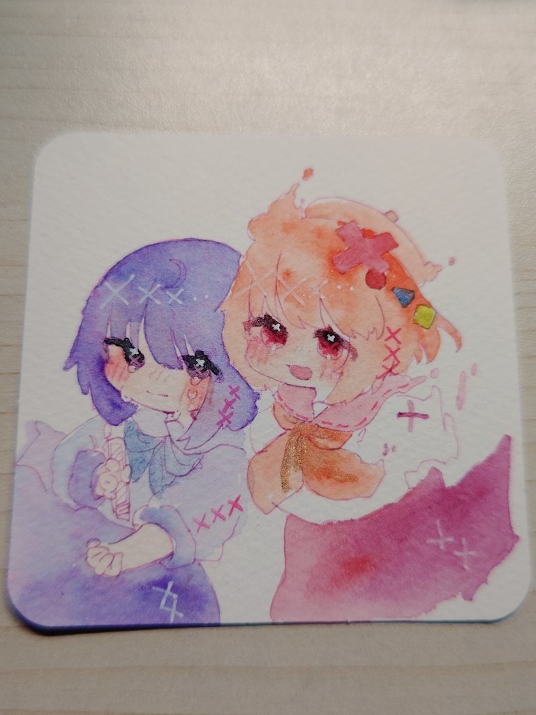 病み絵師ちゃんと渚ちゃん ミニカード
