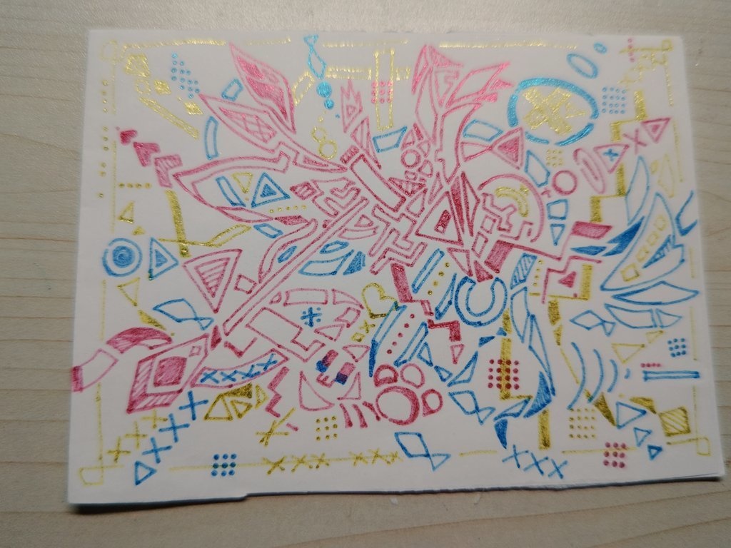 おさかなさん  B4くらい  額縁