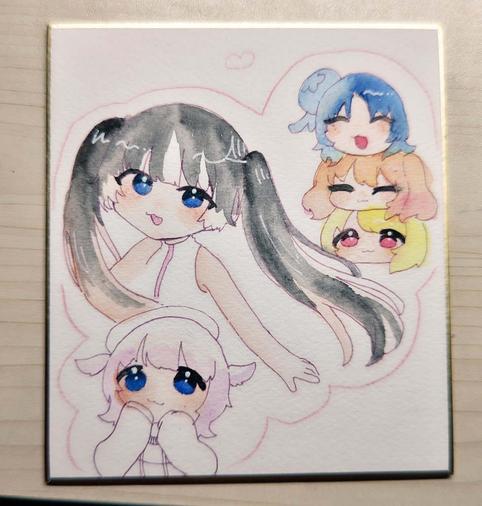 りぐろしゅ   中色紙