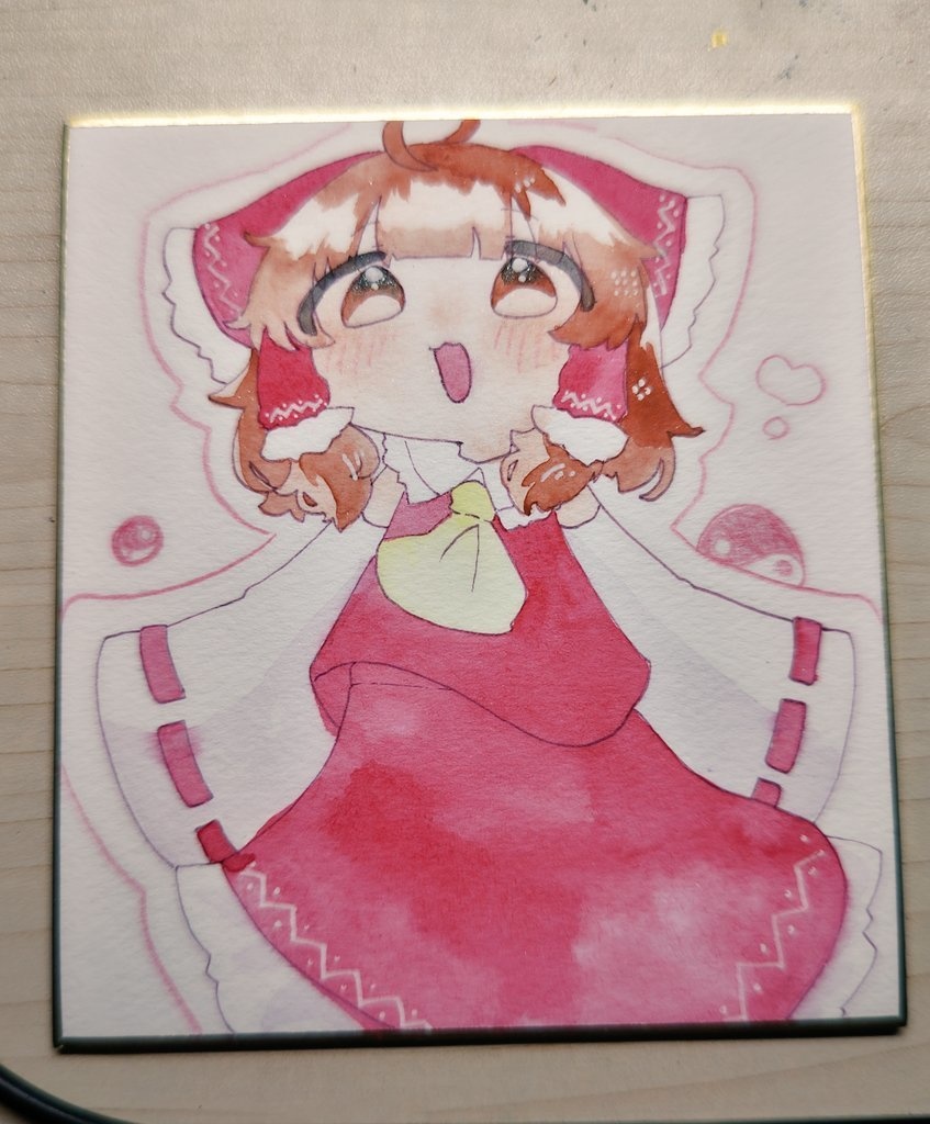 れいむてゃ  中色紙