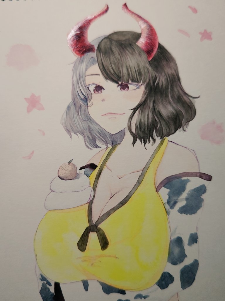 2021年の頃に描いた絵  額縁