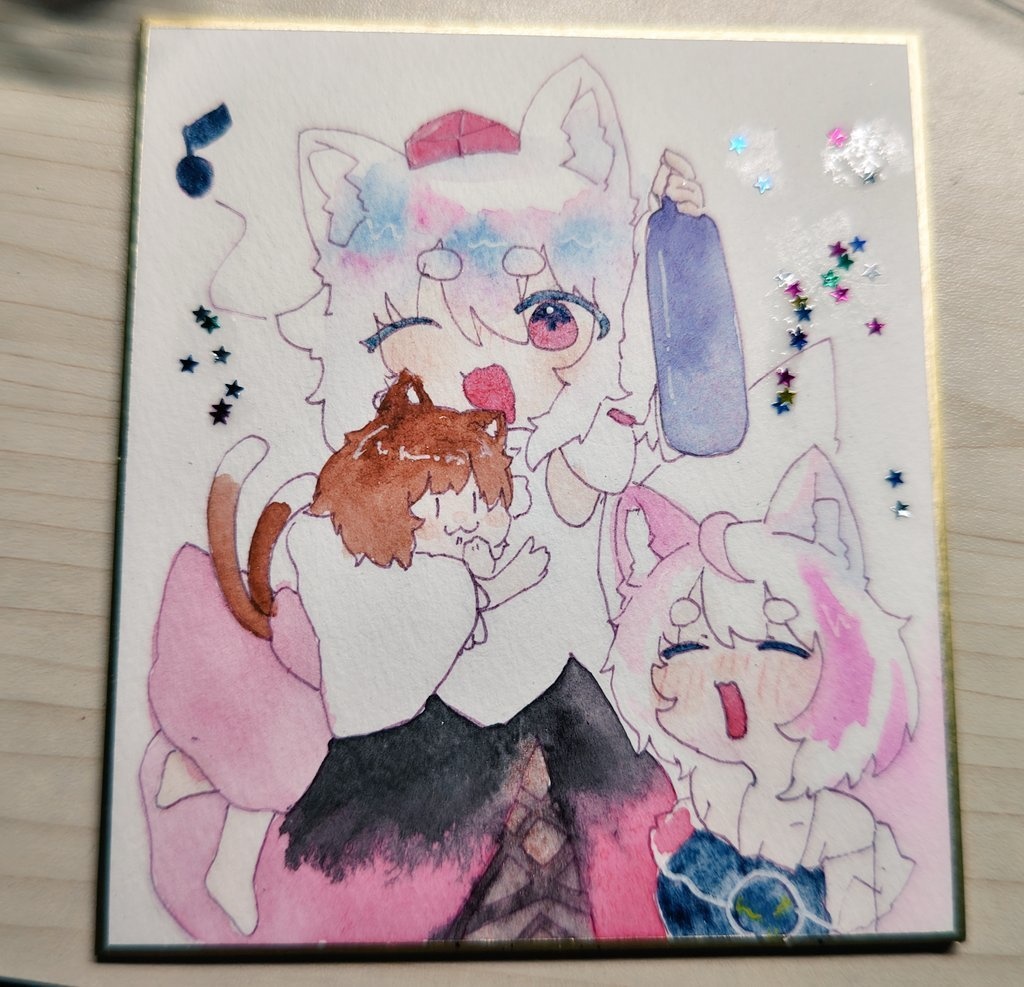 よっぱっぱ ケモっ娘達   中色紙